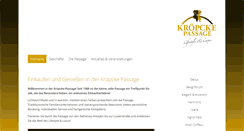 Desktop Screenshot of kroepcke-passage.de